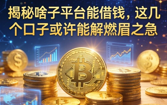 揭秘啥子平台能借钱，这几个口子或许能解燃眉之急