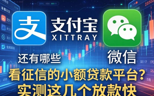 除了支付宝微信，还有哪些不看征信的小额贷款平台？实测这几个放款快