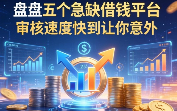 盘点五个急缺借钱平台，审核速度快到让你意外