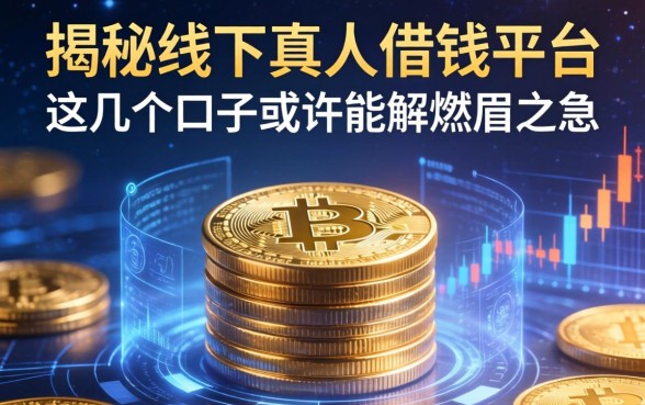 揭秘线下真人借钱平台：这几个口子或许能解燃眉之急