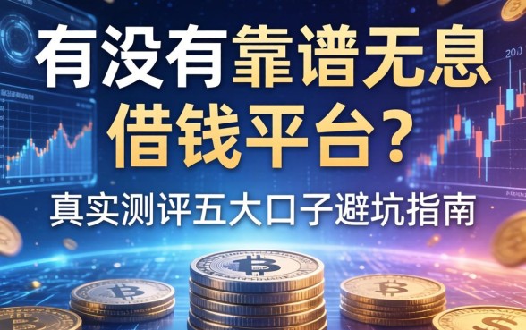 有没有靠谱无息的借钱平台？真实测评五大口子避坑指南