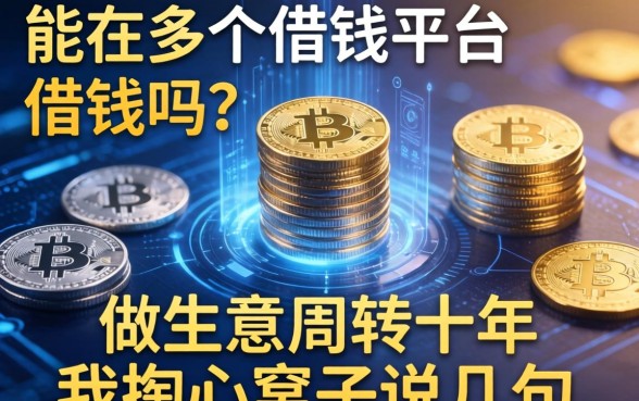 能在多个借钱平台借钱吗？做生意周转十年，我掏心窝子说几句