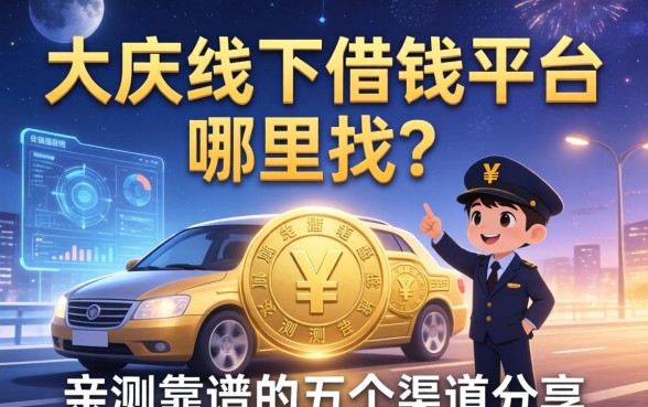大庆线下借钱平台哪里找？亲测靠谱的五个渠道分享
