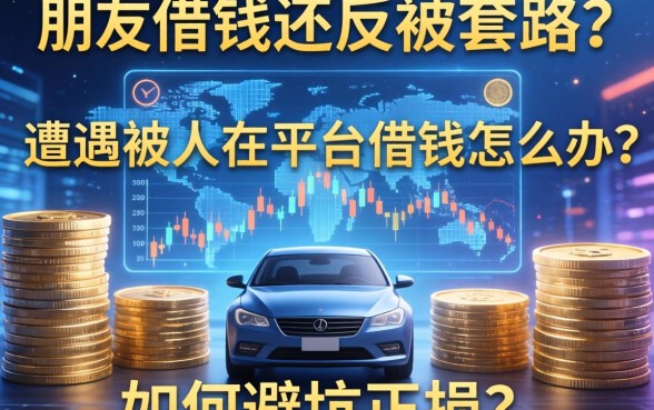 朋友借钱不还反被套路？遭遇被人在平台借钱怎么办？如何避坑止损？