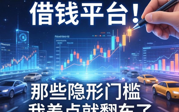 借钱平台1里的那些隐形门槛，我差点就翻车了