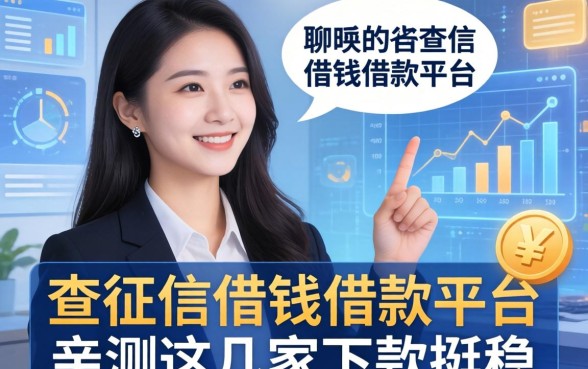 聊聊那些不查征信的借钱借款平台，亲测这几家下款挺稳