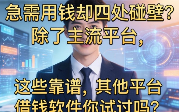 急需用钱却四处碰壁？除了主流平台，这些靠谱的其他平台借钱软件你试过吗？