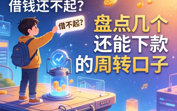 孩子在平台上借钱还不起？盘点几个还能下款的周转口子