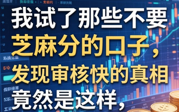 我试了那些不要芝麻分的口子，发现审核快的真相竟然是这样