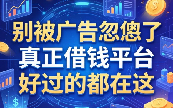 别被广告忽悠了，真正借钱平台好过的都在这