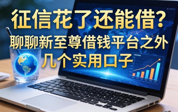 征信花了还能借？聊聊新至尊借钱平台之外的几个实用口子
