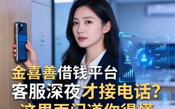 金喜善借钱平台客服深夜才接电话？这里面的门道你得懂