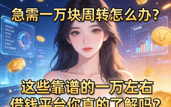 急需一万块周转怎么办？这些靠谱的一万左右借钱平台你真的了解吗？