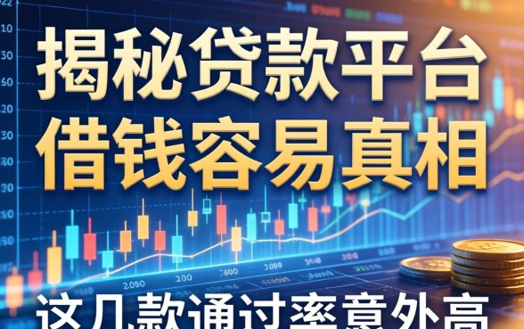 揭秘贷款平台借钱容易的真相，这几款通过率意外高