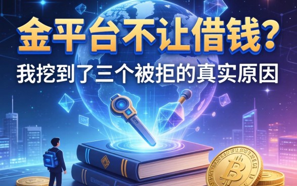 全平台不让借钱？我挖到了三个被拒的真实原因