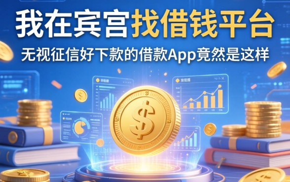 我在宾阳找借钱平台，发现无视征信好下款的借款app竟然是这样