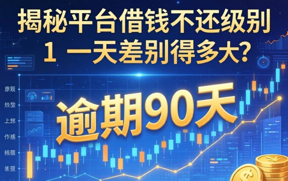 揭秘平台借钱不还级别：逾期90天和1天差别有多大？