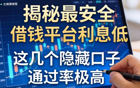 揭秘最安全的借钱平台利息低，这几个隐藏口子通过率极高