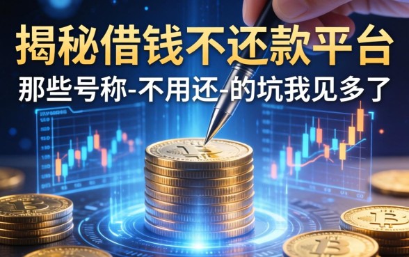揭秘借钱不还款平台：那些号称-不用还-的坑我见多了