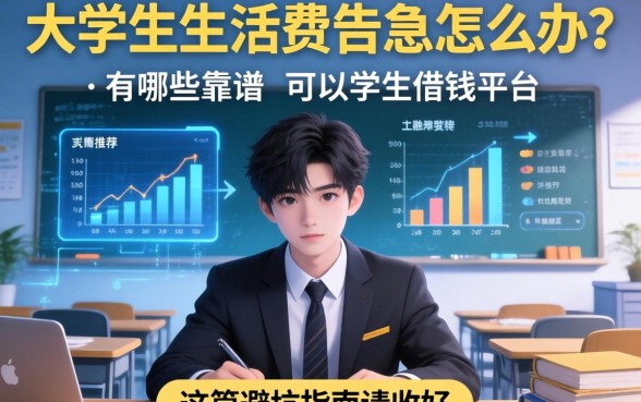 大学生生活费告急怎么办？有哪些靠谱的可以学生借钱的平台推荐？这篇避坑指南请收好