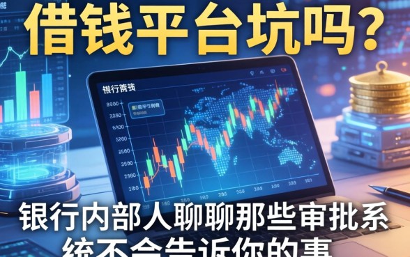 借钱平台坑吗？银行内部人聊聊那些审批系统不会告诉你的事