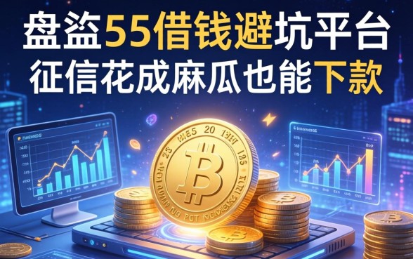 盘点5个借钱避坑平台，征信花成麻瓜也能下款