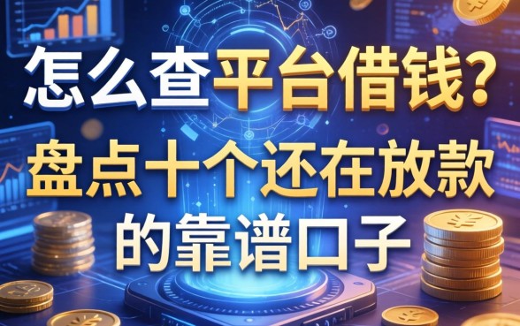怎么查平台借钱？盘点十个还在放款的靠谱口子