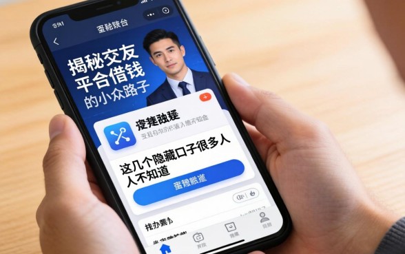 揭秘在交友平台借钱的小众路子，这几个隐藏口子很多人不知道