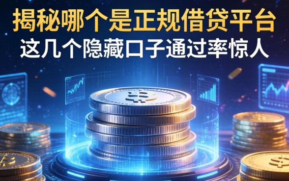 揭秘哪个是正规借钱平台，这几个隐藏口子通过率惊人