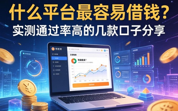 什么平台最容易借钱？实测通过率高的几款口子分享