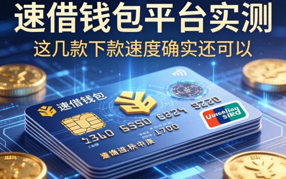 速借钱包平台实测：这几款下款速度确实还可以