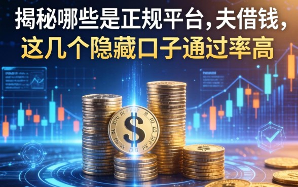 揭秘哪些是正规平台可以借钱，这几个隐藏口子通过率高