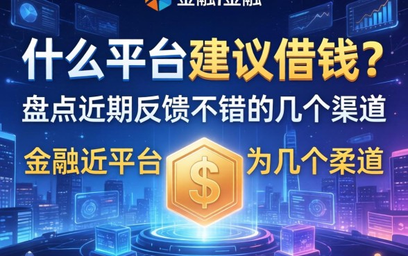 什么平台建议借钱？盘点近期反馈不错的几个渠道