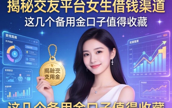 揭秘交友平台女生借钱渠道，这几个备用金口子值得收藏