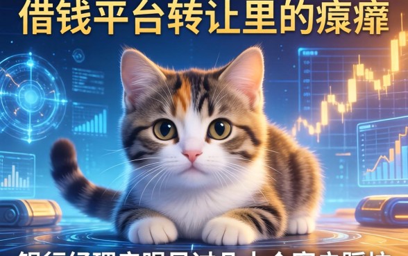 借钱平台转让里的猫腻，银行经理亲眼见过几十个客户踩坑