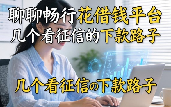 聊聊畅行花借钱平台和几个不看征信的下款路子