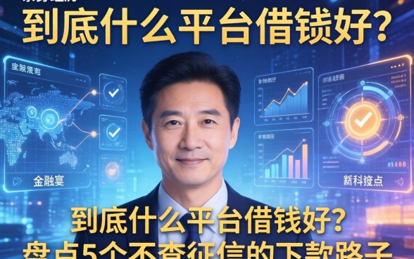 亲身经历分享：到底什么平台借钱好？盘点5个不查征信的下款路子