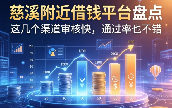 慈溪附近借钱平台盘点：这几个渠道审核快，通过率也不错