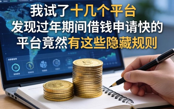我试了十几个平台，发现过年期间借钱申请快的平台竟然有这些隐藏规则