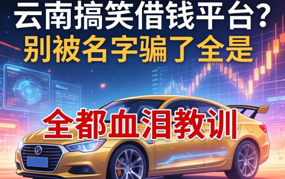 云南搞笑借钱平台？别被名字骗了，全是血泪教训