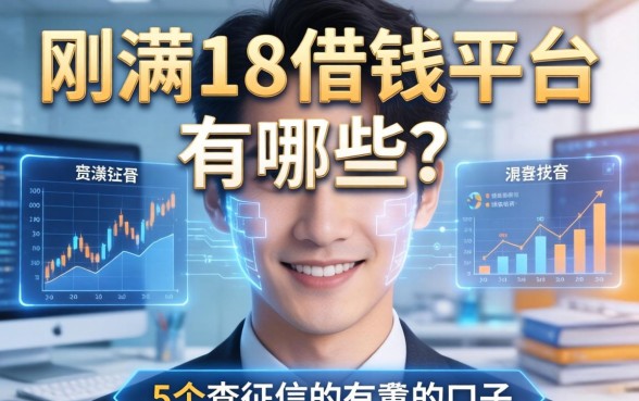 刚满18借钱平台有哪些？分享5个不查征信的口子