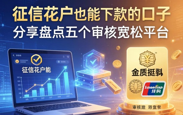 征信花户也能下款的口子分享，盘点五个审核宽松的平台