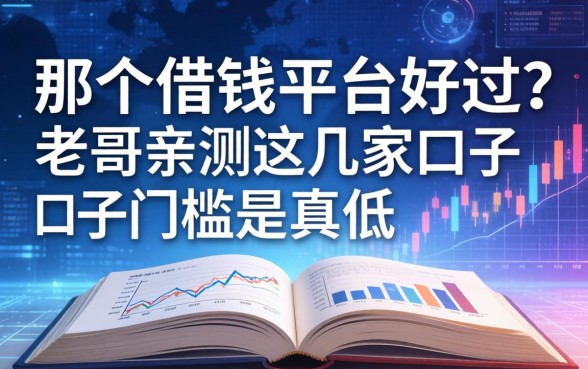 那个借钱平台好过？老哥亲测这几家口子门槛是真低
