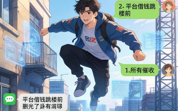 24岁男生平台借钱跳楼前，删光了所有催收短信