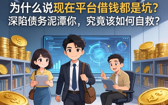 为什么说现在平台借钱都是坑？深陷债务泥潭的你，究竟该如何自救？