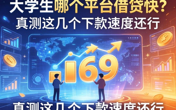 大学生哪个平台借钱快？实测这几个下款速度还行