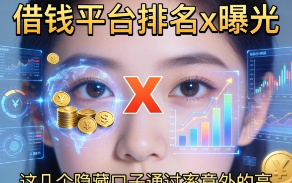 借钱平台排名x曝光：这几个隐藏口子通过率意外的高