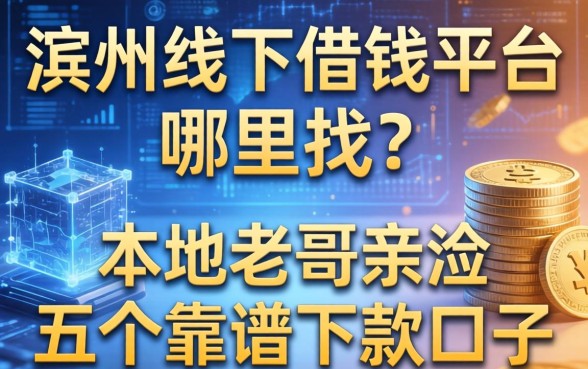 滨州线下借钱平台哪里找？本地老哥亲测五个靠谱下款口子