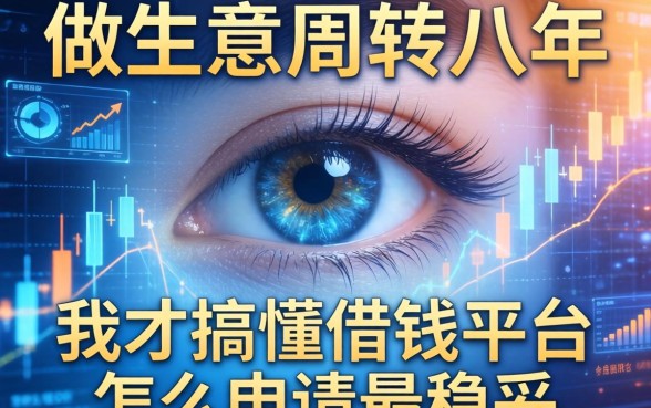 做生意周转八年，我才搞懂借钱平台怎么申请最稳妥