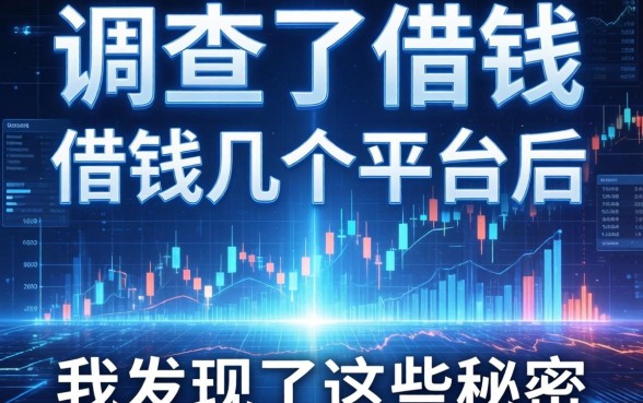 调查了借钱几个平台后，我发现了这些秘密